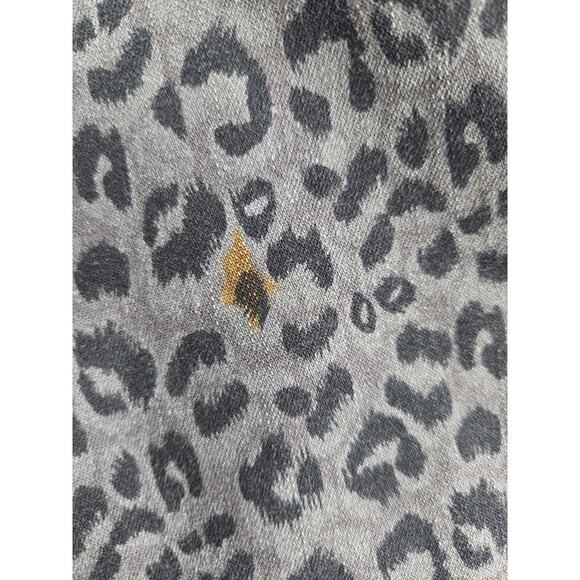 Levi's Riders Gray Black Leopard Print Jeans Size Misses 14 Juniors w/Stretch - Picture 4 of 5